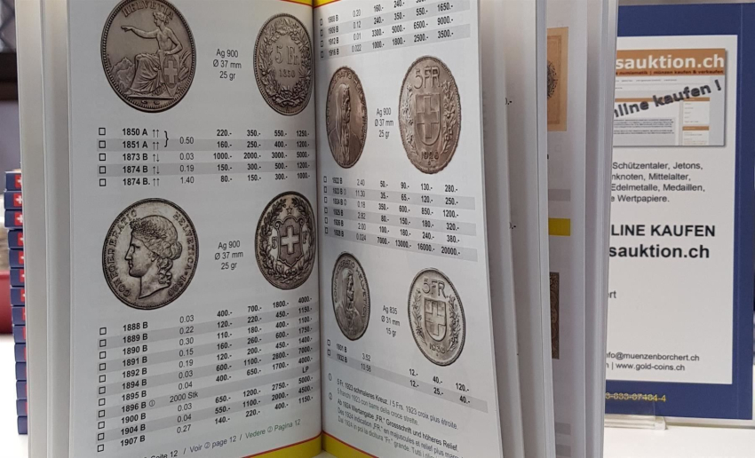 Münzenkatalog Schweiz 2020 inkl. Liechtenstein | Münzen Banknoten Kantonsmünzen Goldmünzen Gedenkmünzen